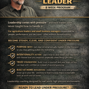 The Preasure proof leader -8 Week intensive